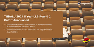TNDALU 2024 5 Year LLB Round 2 Cutoff Out for Affiliated Colleges, Check Here